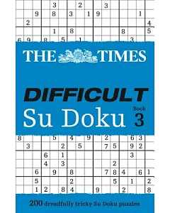 The Times Difficult Su Doku Book 3
