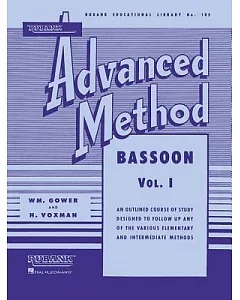 Rubank Advanced Method Bassoon: An Outline Course of Study Designed to Follow Up Any of the Various Elementary and Intermediate