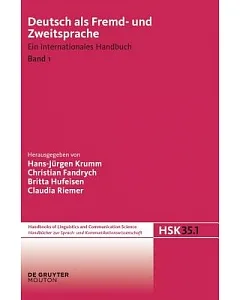 Deutsch als Fremd- und Zweitsprache: Ein Internationales Handbuch