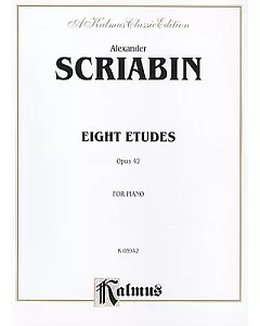 Eight Etudes: Opus 42: for Piano