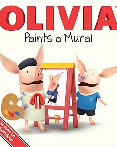 Olivia Paints a Mural