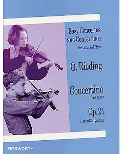 Easy Concertos and Concertinos for Violin and Piano: Concertino in A Minor Op. 21: 1st and 3rd Position