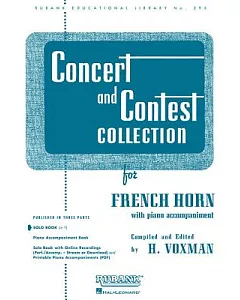 Concert and Contest Collection for Solo French Horn in F: With Piano Accompaiment