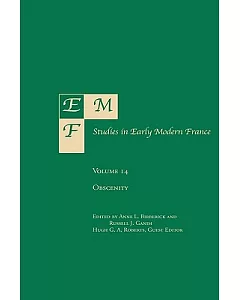 EMF Studies in Early Modern France: Obscenity
