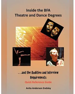 Inside the BFA Theatre and Dance Degrees... and the Audition and Interview Requirements: Quick Reference Guide