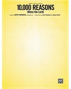 10,000 Reasons - Bless the Lord: Piano/vocal/guitar, Sheet