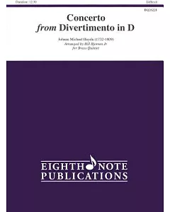 Concerto From Divertimento in D Score and Parts: Alto Trombone Feature, Score & Parts