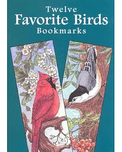 Twelve Favorite Birds Bookmarks