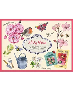 Cherry Blossom Garden Sticky Notes