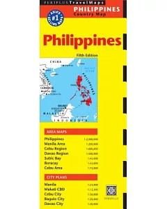 periplus Travel Map Philippines Country Map