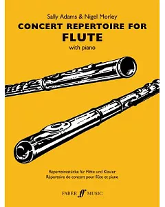 Concert Repertoire for Flute: With Piano