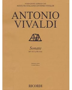 Antonio Vivaldi Sonatas, Rv 815 e RV 816: Violin and Basso Continuo