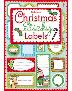 Christmas sticky labels