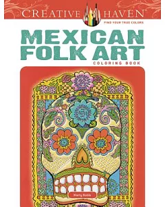 Mexican Folk Art Adult Coloring Book
