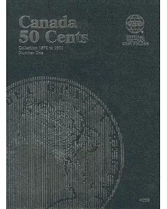 Canada 50 Cent Collection 1870 to 1901 Coin Folder