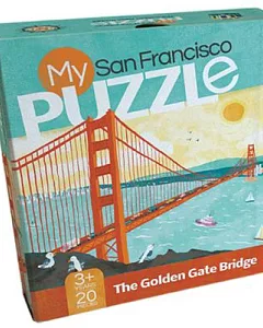 My San Francisco Puzzle: The Golden Gate Bridge: 20 Pieces
