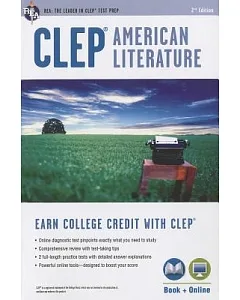 Clep American Literature: Book + Online