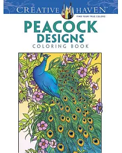 Peacock Designs Coloring Book
