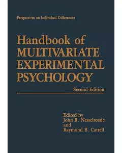 Handbook of Multivariate Experimental Psychology