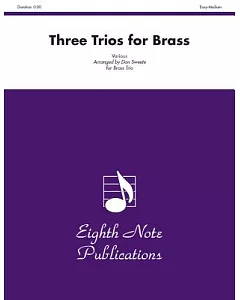Three Trios for Brass: Score & Parts