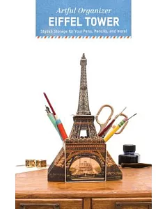 Artful Organizer - Eiffel Tower: Stylish Storage for Your Pens, Pencils, and More!