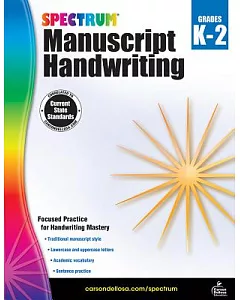 spectrum Manuscript Handwriting Grades K-2