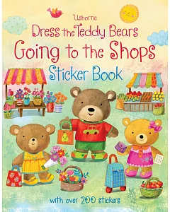 Dress the Teddy Bears Go Shopping Sticker Books