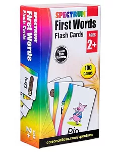 spectrum First Words Flash Cards