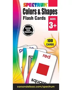 spectrum Colors & Shapes Flash Cards