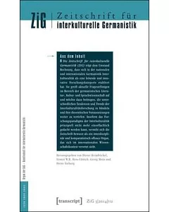 Zeitschrift Für Interkulturelle Germanistik