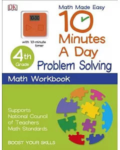 10 Minutes a Day Problem Solving: 4th Grade, with 10-minute Timer