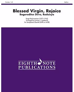 Blessed Virgin, Rejoice / Bogoroditse Devo, Raduisya: Score & Parts: Medium