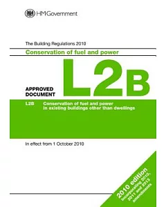 Approved Document L2b: Conservation of Fuel and Power Existing Buildings Other Than Dwellings