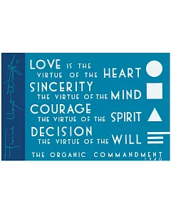 frank lloyd Wright the Organic Commandment Magnet
