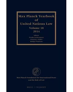 Max Planck Yearbook of United Nations Law 2014