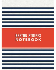 Breton Stripes Notebook - Navy Blue