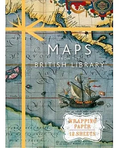 Maps from the British Library Wrapping Paper: 12 Sheets