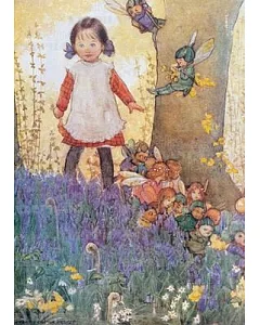 Girl Meets Fairies: Greeting Card 6 Cards Individually Bagged With Envelopes and Header