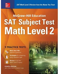 Mcgraw-Hill Education SAT Subject Test Math Level 2