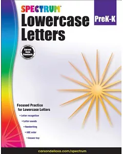 Lowercase Letters, Grades Pre-K