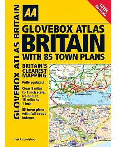 aa Glovebox Atlas Britain With 85 Town Plans