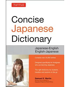 Tuttle concise Japanese Dictionary: Japanese-English English-Japanese