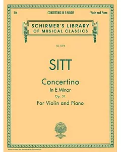 Concertino in E Minor, Op. 31