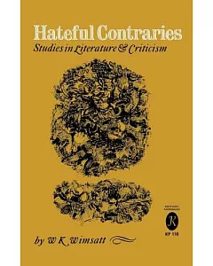 Hateful Contraries: Studies in Literature and Criticism