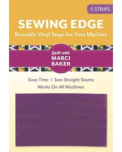 Sewing Edge - Reusable Vinyl Stops for Your Machine: 5 Strips