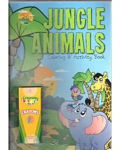 Jungle Animals Coloring & Activity Book