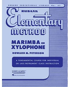 Rubank Elementary Method: Marimba or Xylophone