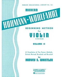 Modern Hohmann-wohlfahrt Beginning Method for Violin