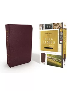 The King James Study Bible: King James Version, Burgundy Bonded Leather: Full Color Edition