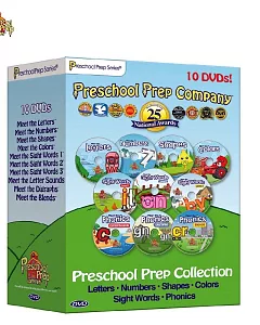 Preschool Prep 幼兒美語全套DVD10片組